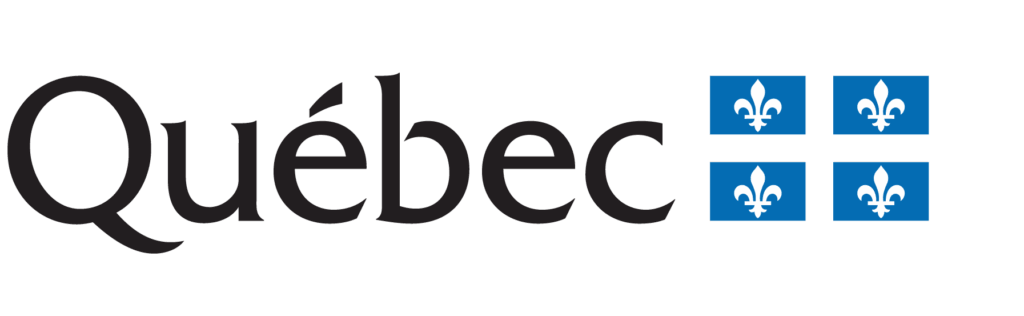 Logo avec la pparticipation financière du gouvernement du Québec.